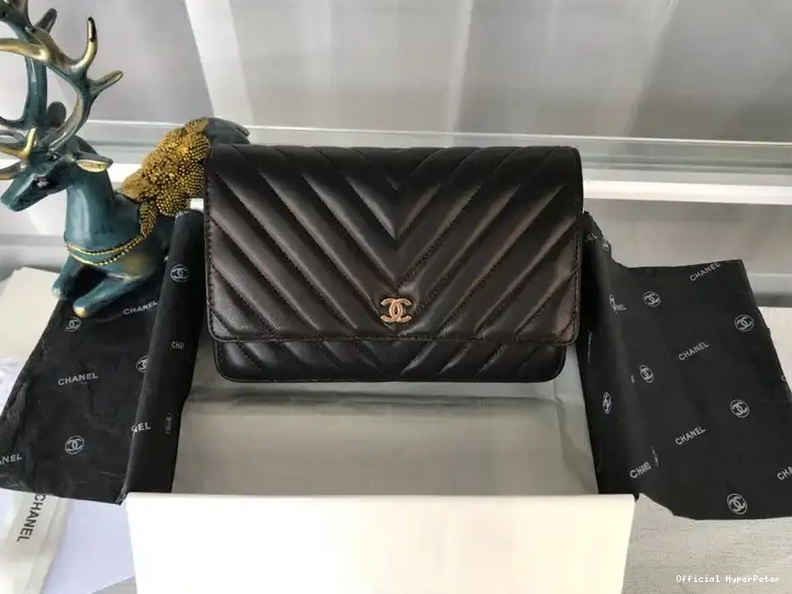 Hyper Peter Silver Gold  CHANEL Lambskin Hardware Flap Bag With  0517